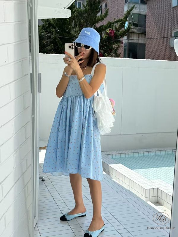 Sv07 夏裝 碎花小洋裝 