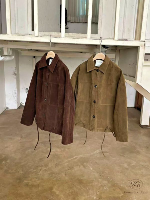 Fw173 秋季 麂皮襯衫式外套 