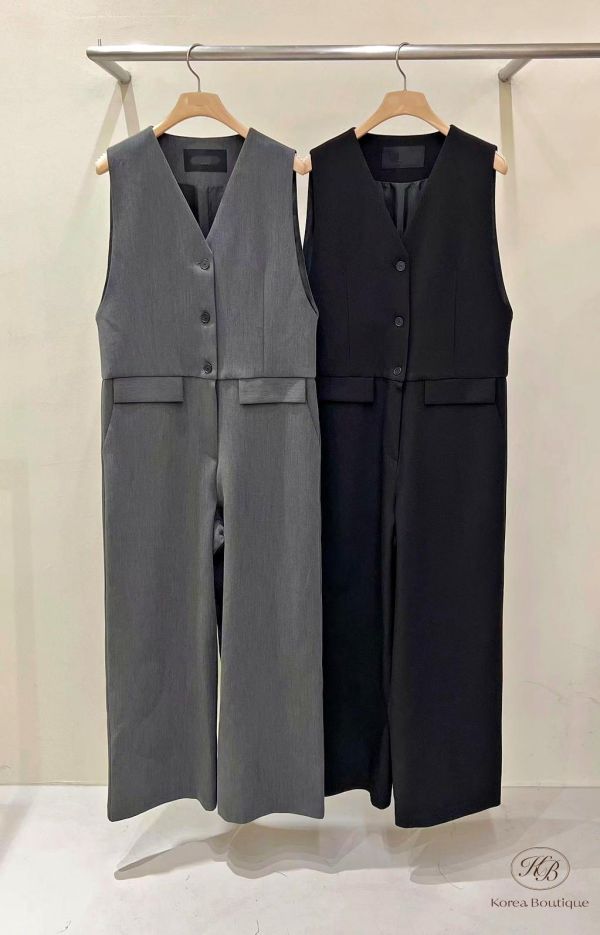 FW2623 秋季 西裝布料西裝連身褲 