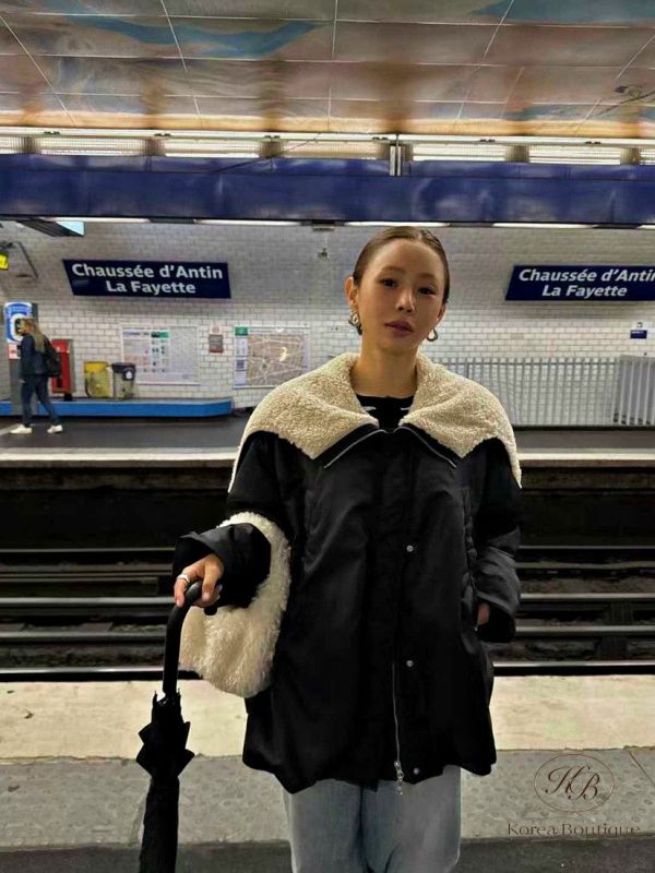 FWKR44 冬季 羽絨拼接外套 