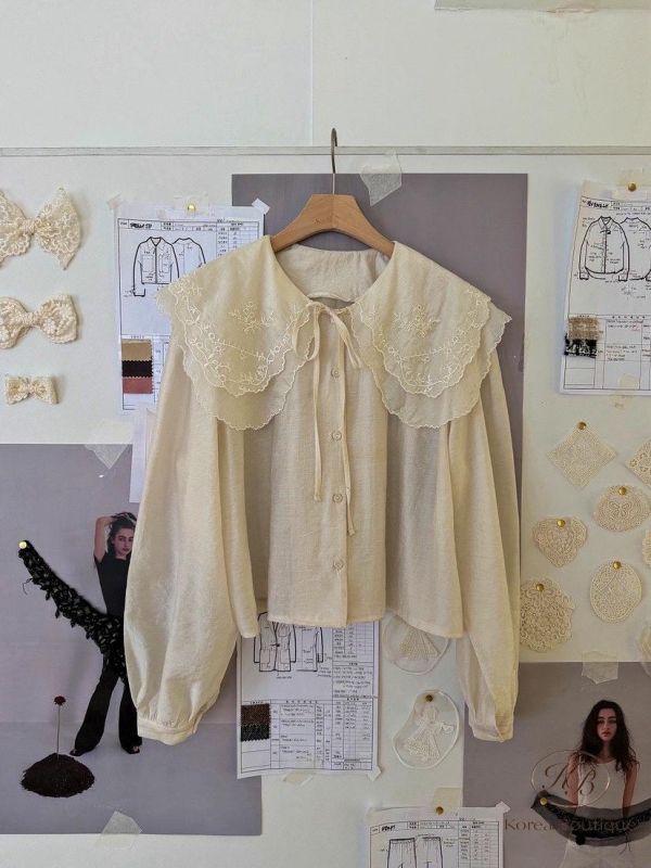 SS241 春季 喜歡復古領襯衫 