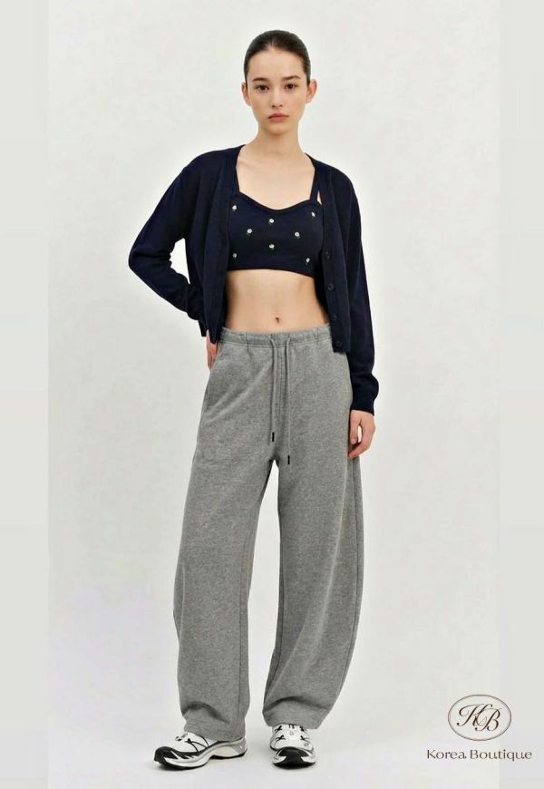 SS411 春季 小花刺繡針織背心 