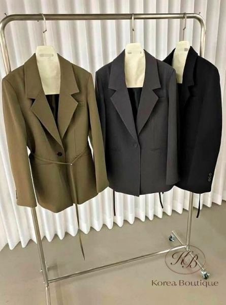 Fw350 秋季 質感羊毛手工西裝外套 