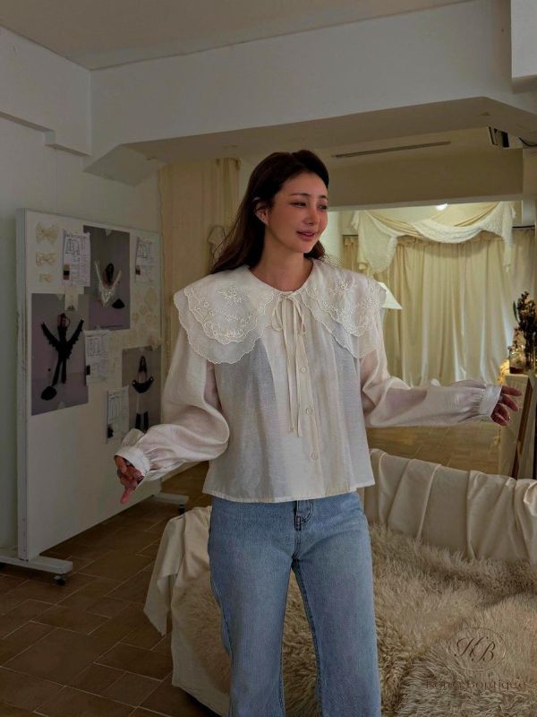 SS241 春季 喜歡復古領襯衫 