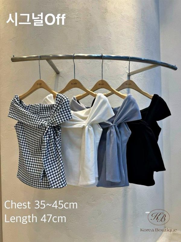 SS356 春季 蝴蝶結造型上衣 