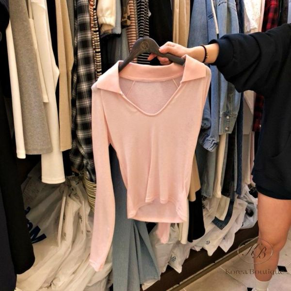 SS228 春季 深領polo衫 