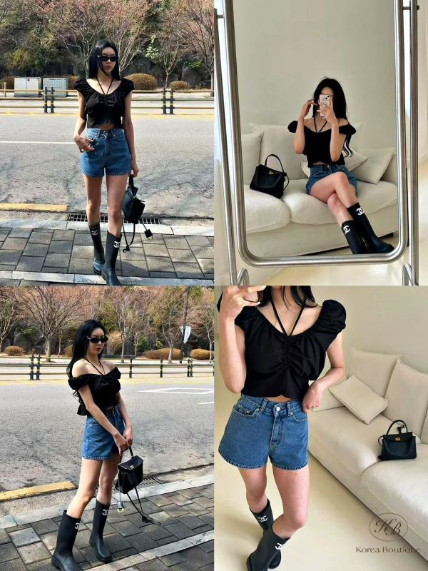 SS416 春季 簡約a字版型短褲 