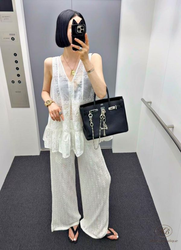 SS546 夏季 一眼命中高質感刺繡度假套裝 
