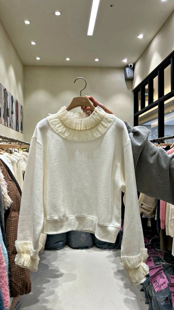 FWKR34 冬季 領口很美的上衣 