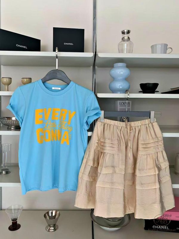 SS160 春季 字母配色tee 