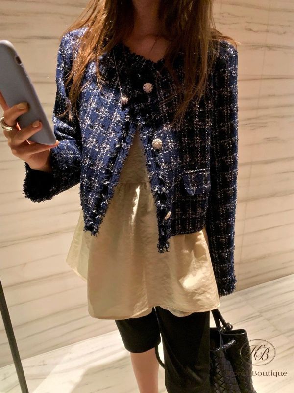 Fw309 秋季 顏色很美小香外套 