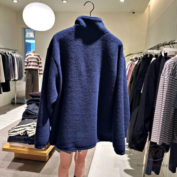 FWKR10 冬季 排扣羊羔毛上衣 