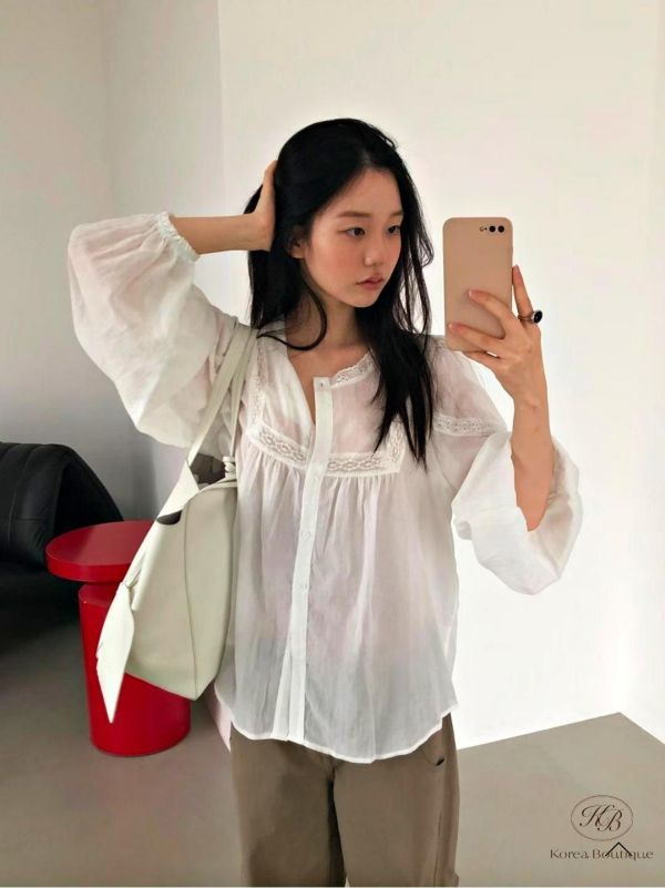 SS532 夏季 夏日還是需要一件美麗的長袖罩衫 