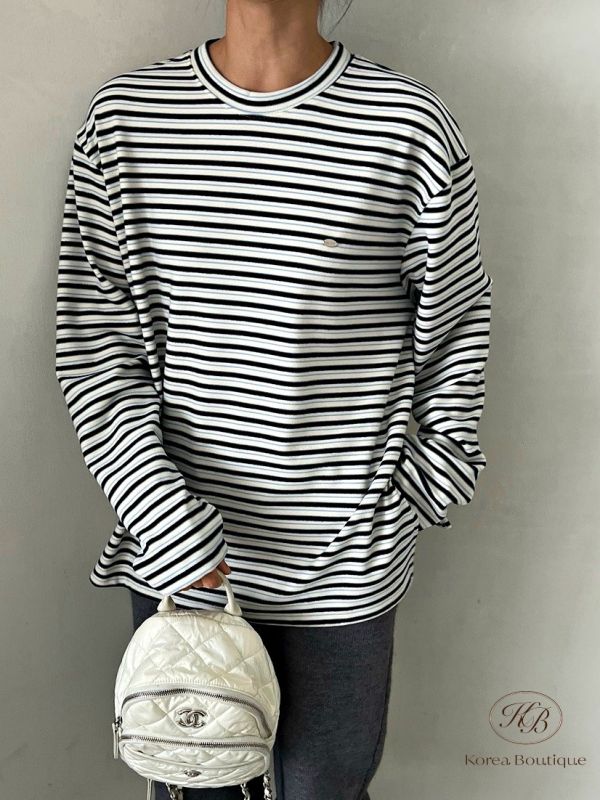 Fw374 秋季 簡約圓領上衣 