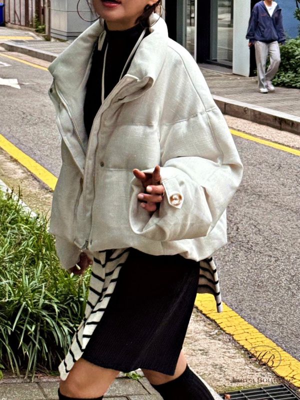 Fw430 冬季 牛仔感羽絨外套 