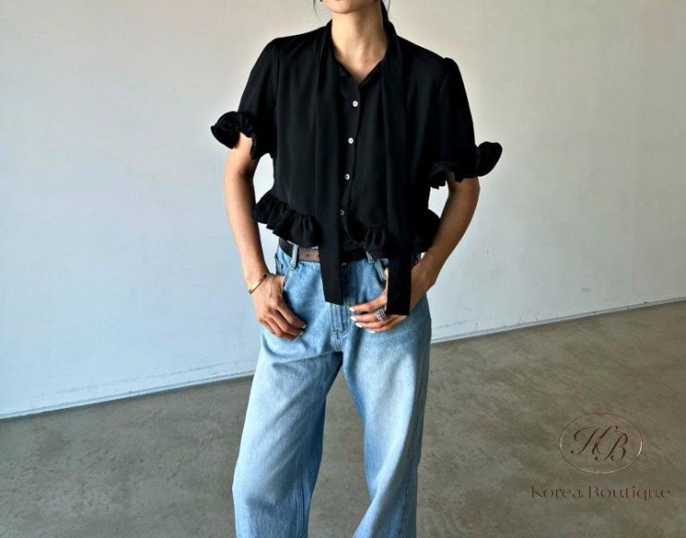 SS182 春季 好美的波浪襯衫 