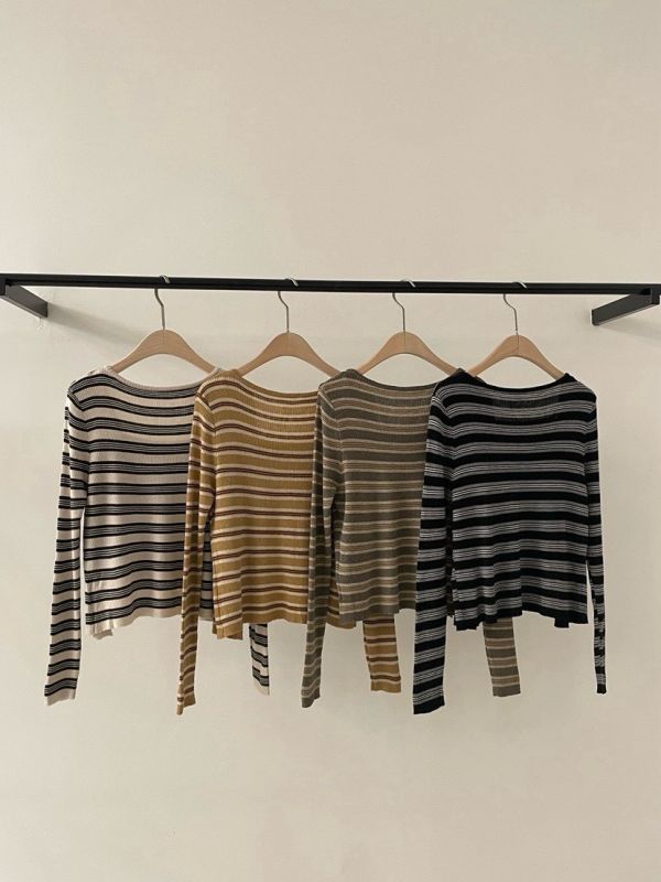 Fw126 秋季 柔膚條紋外套+背心 