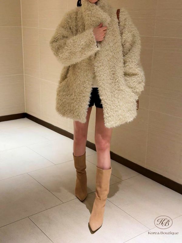 FWKR78 冬季 熊寶寶長版大衣 