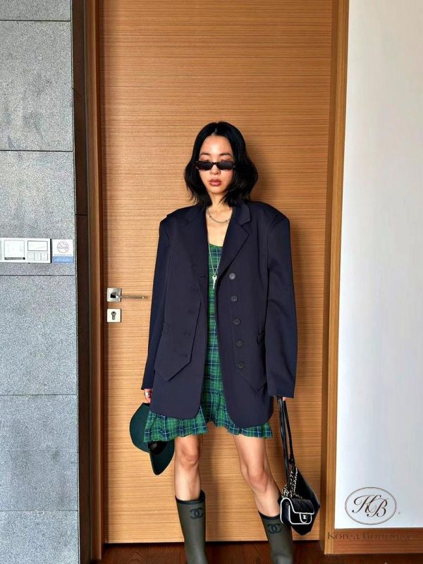 SS346 春季 好好看的格子洋裝 