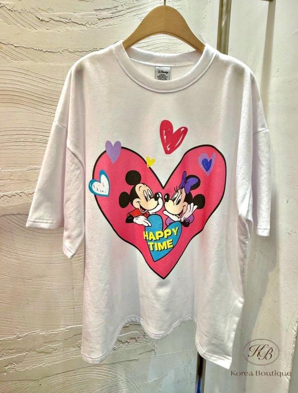 SS436 春季 愛心塗鴉米奇tee 