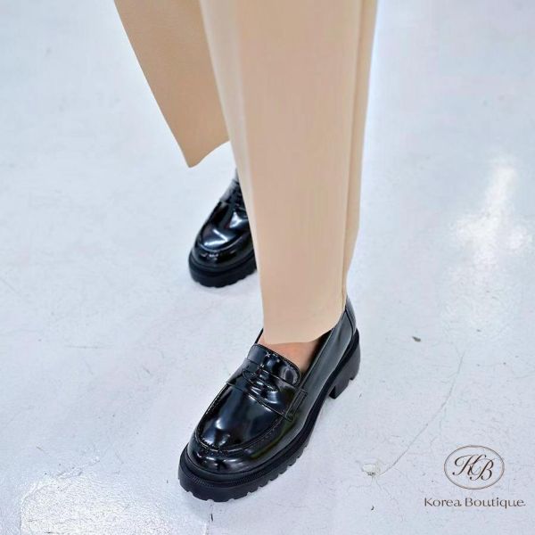 SS166 春季 春夏還是需要一雙樂福鞋 跟高4公分 