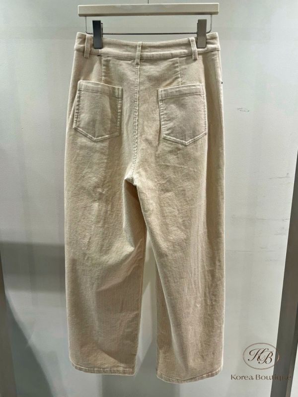 FWKR02 冬季 燈芯絨直筒褲 