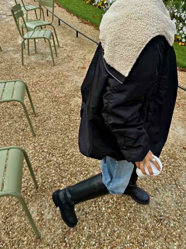 FWKR44 冬季 羽絨拼接外套 