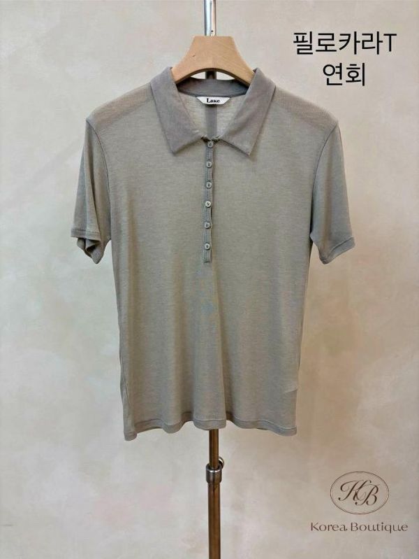 KR2642 夏季 材質舒服的polo衫 