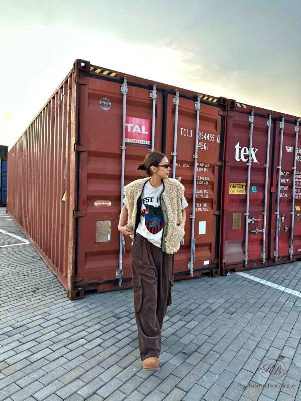 Fw386 秋季 燈芯絨工作褲 