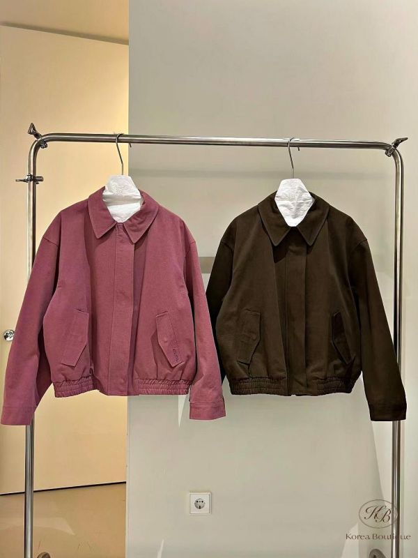 SS171 春季 版型好好看的麂皮棒球外套 