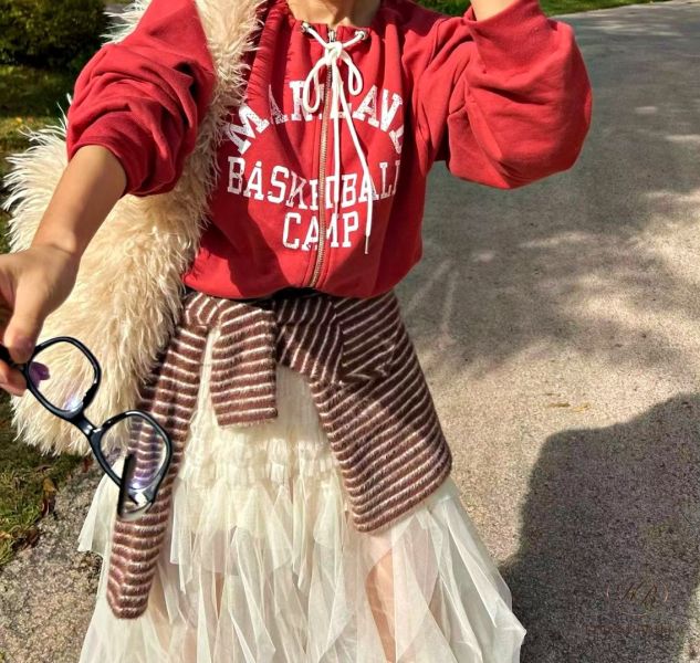 Fw459 冬季 字母無領外套 