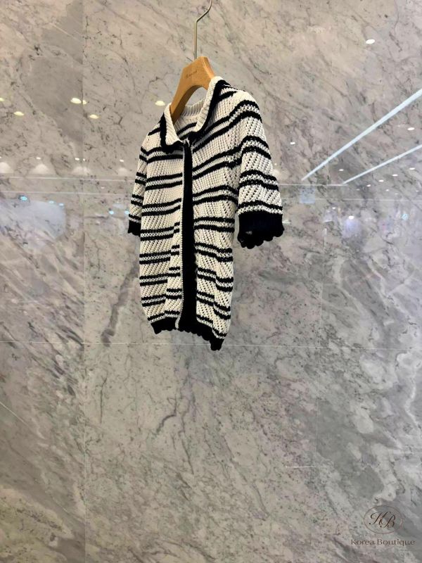 SS443 春季 JS家橫條針織衫 