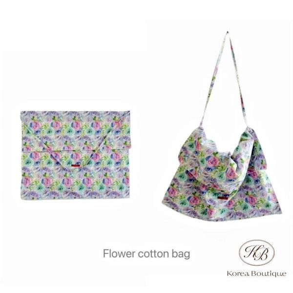 SS141 春季 日系感印花布袋 