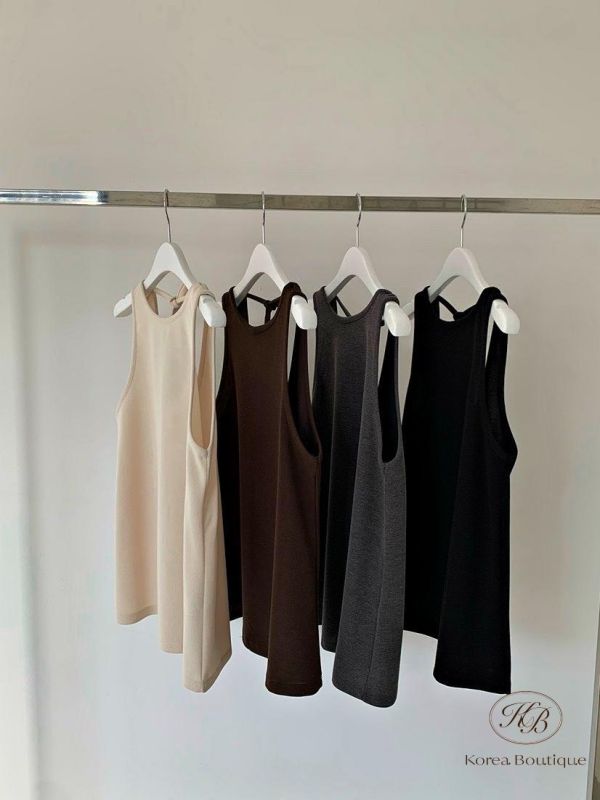 SS323 春季 棉質露背套裝 