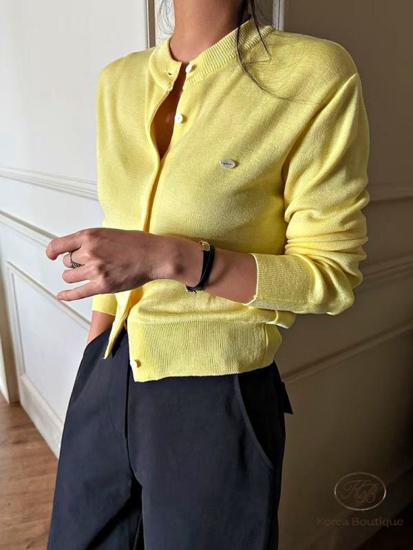 Fw416 秋季 彩虹飽和色開襟外套 