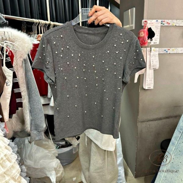 SS273 春季 鑽石 閃亮亮tee 