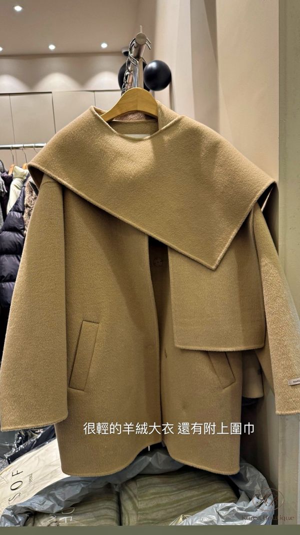 FWKR05 冬季 羊毛手工輕大衣 羊絨大衣 