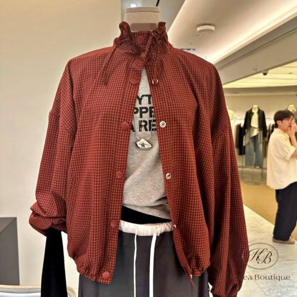 FW2759 秋季 格紋夾克外套 
