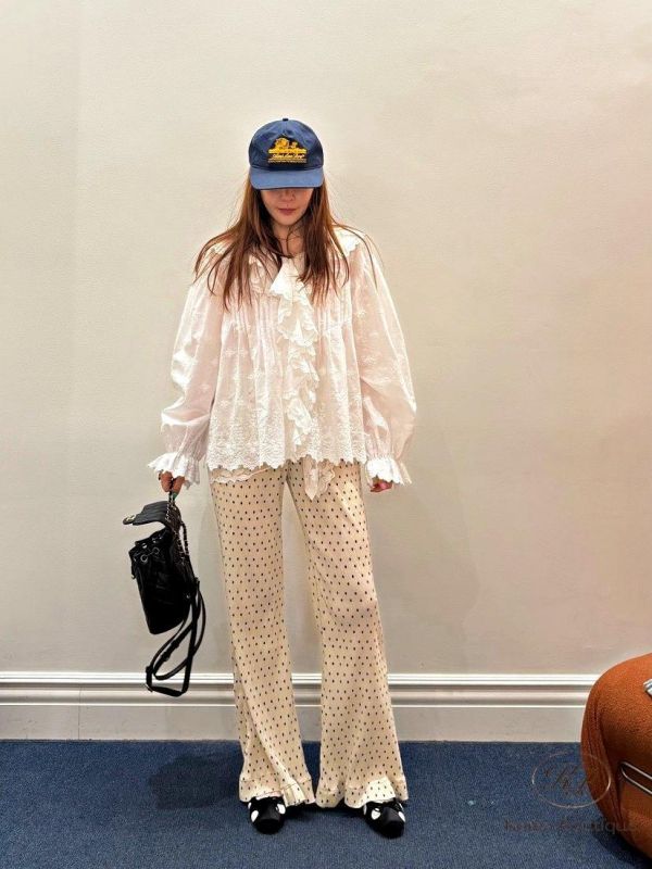 SS185 春季 多種花色的花邊褲 