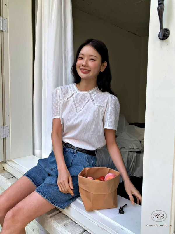 SS401 春季 超美的布蕾絲上衣 