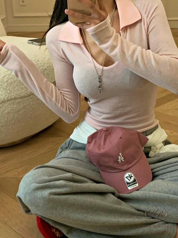 SS228 春季 深領polo衫 