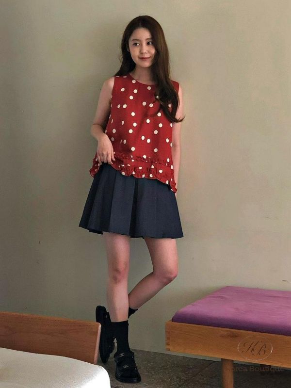 SS303 春季 點點圖案背心 