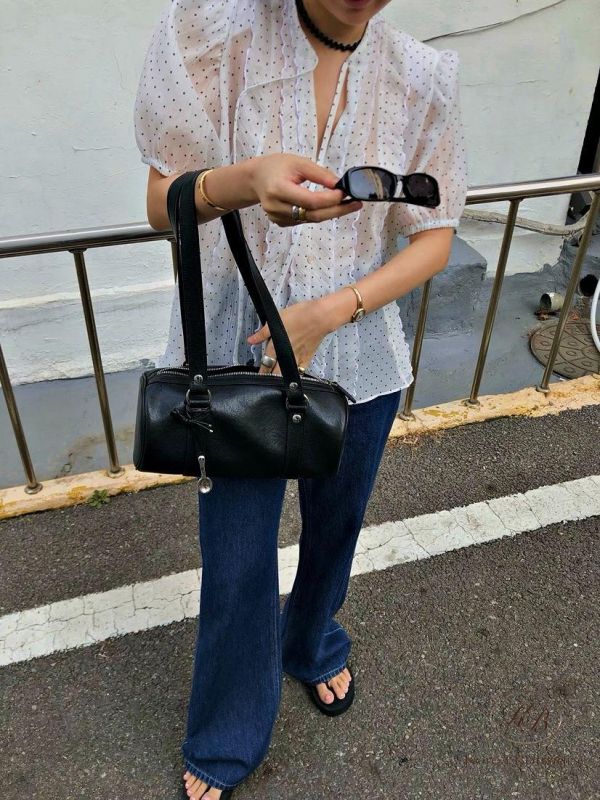 SS338 春季 點點花邊上衣 