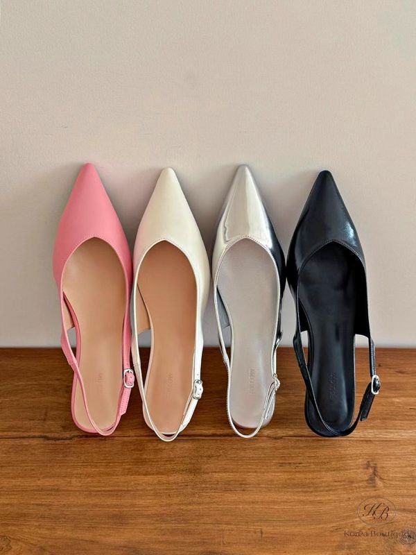 SS140 春季 尖頭亮眼跟鞋 四公分 