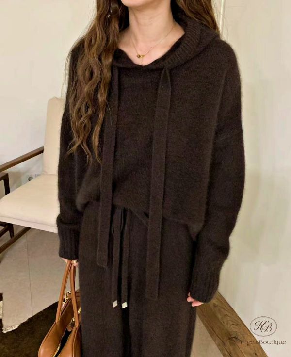 Fw394 秋季 經典款 長期熱賣 針織套裝 四色 