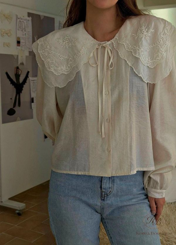 SS241 春季 喜歡復古領襯衫 