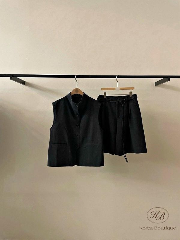 SS426 春季 俐落的背心套裝 