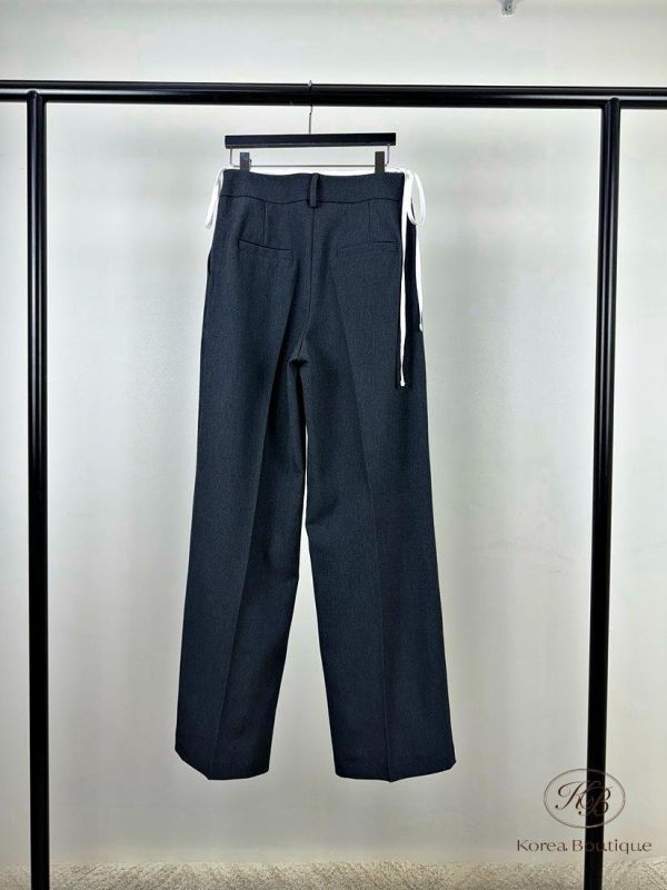 SS207 春季 蝴蝶結西裝褲 