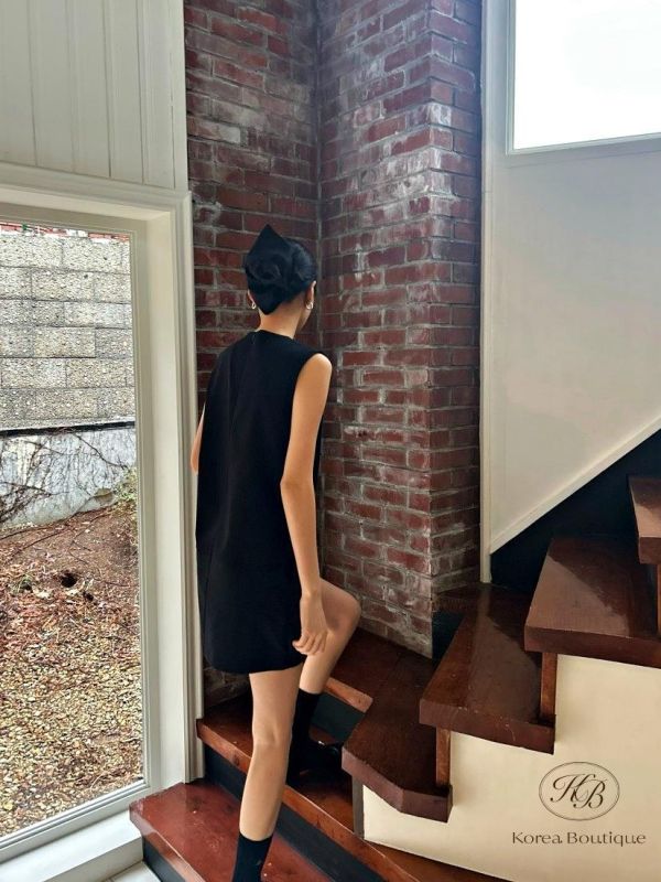 SS441 春季 條紋西裝背心洋裝 