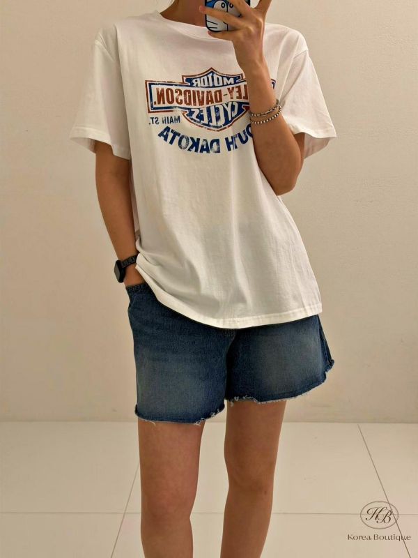 SS557 夏季 哈雷招牌tee 